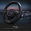Funda volante cuero Dodge Ram 15.5-16pulg antiderrap negro