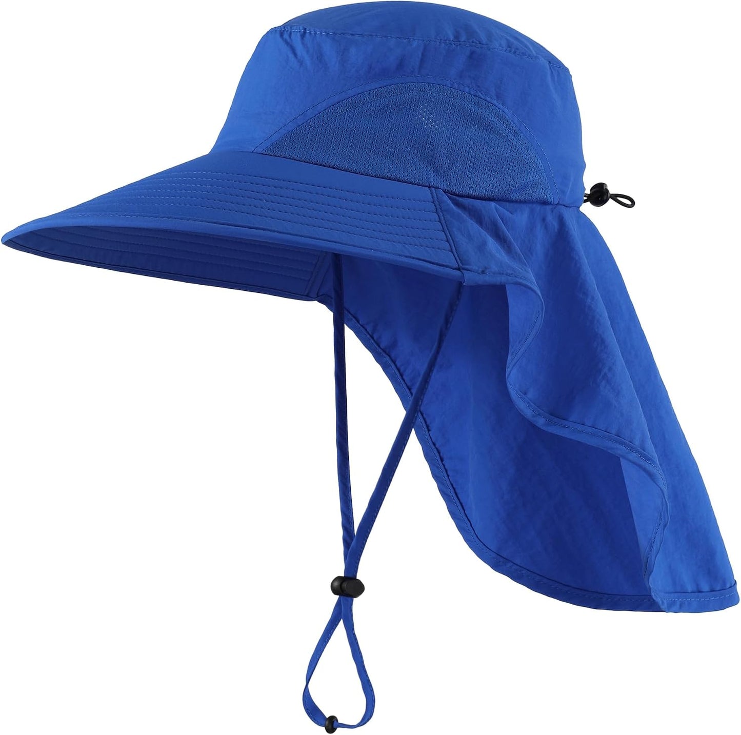Sombrero sol UPF50 malla ala ancha con solapa cuello