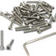Set 50 pzas M5x30mm acero inox 304