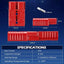 Set 4 Conectores Batería 12-36V Kit Desconexión
