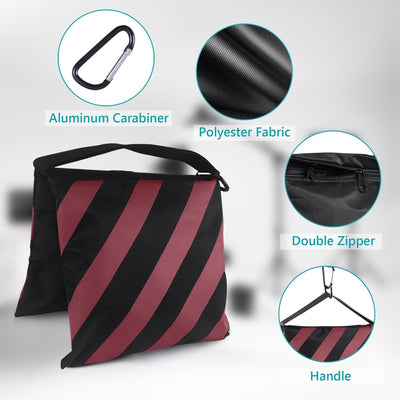 4 Bolsas Arena Peso para Fotografía y Exteriores