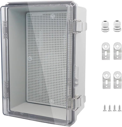 Caja eléctrica plástico ABS IP67 con pestillo acero inox