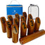 Set lanzamiento madera 12 bloques numerados con marcador