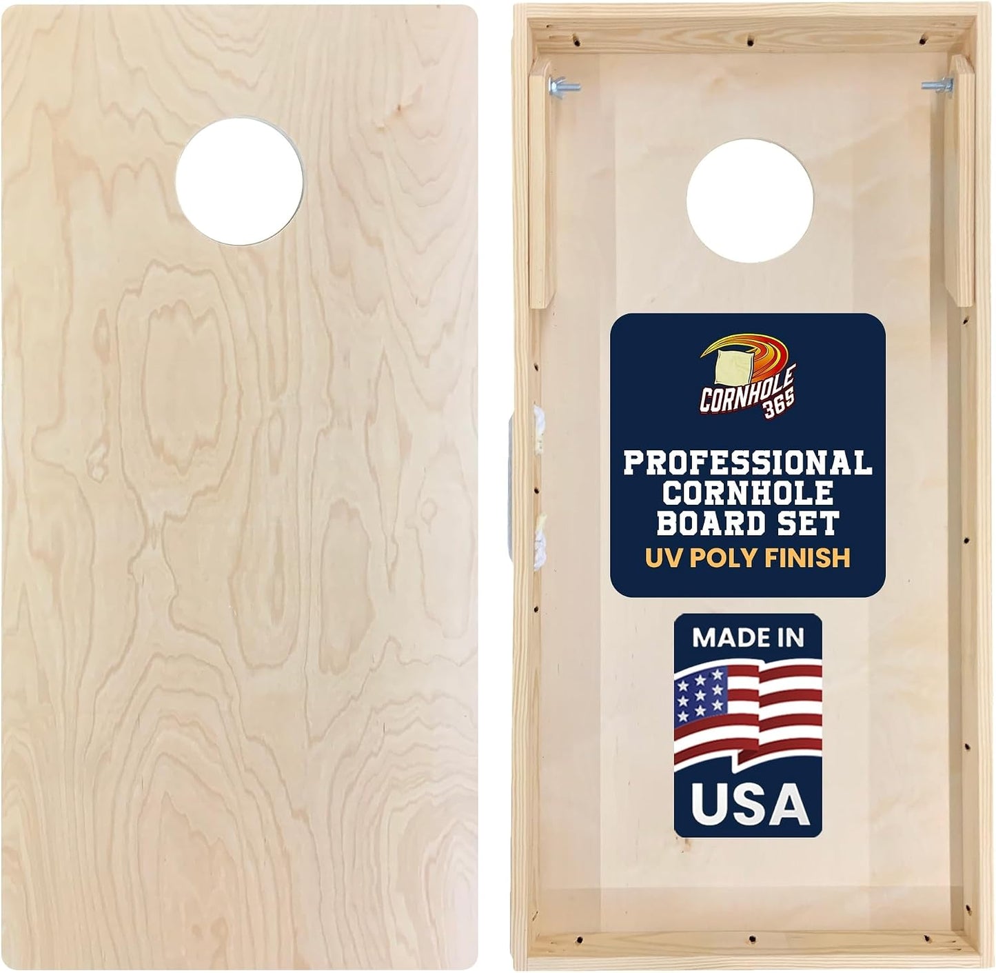 Tablero Cornhole Madera Sólida Tamaño Reglamento