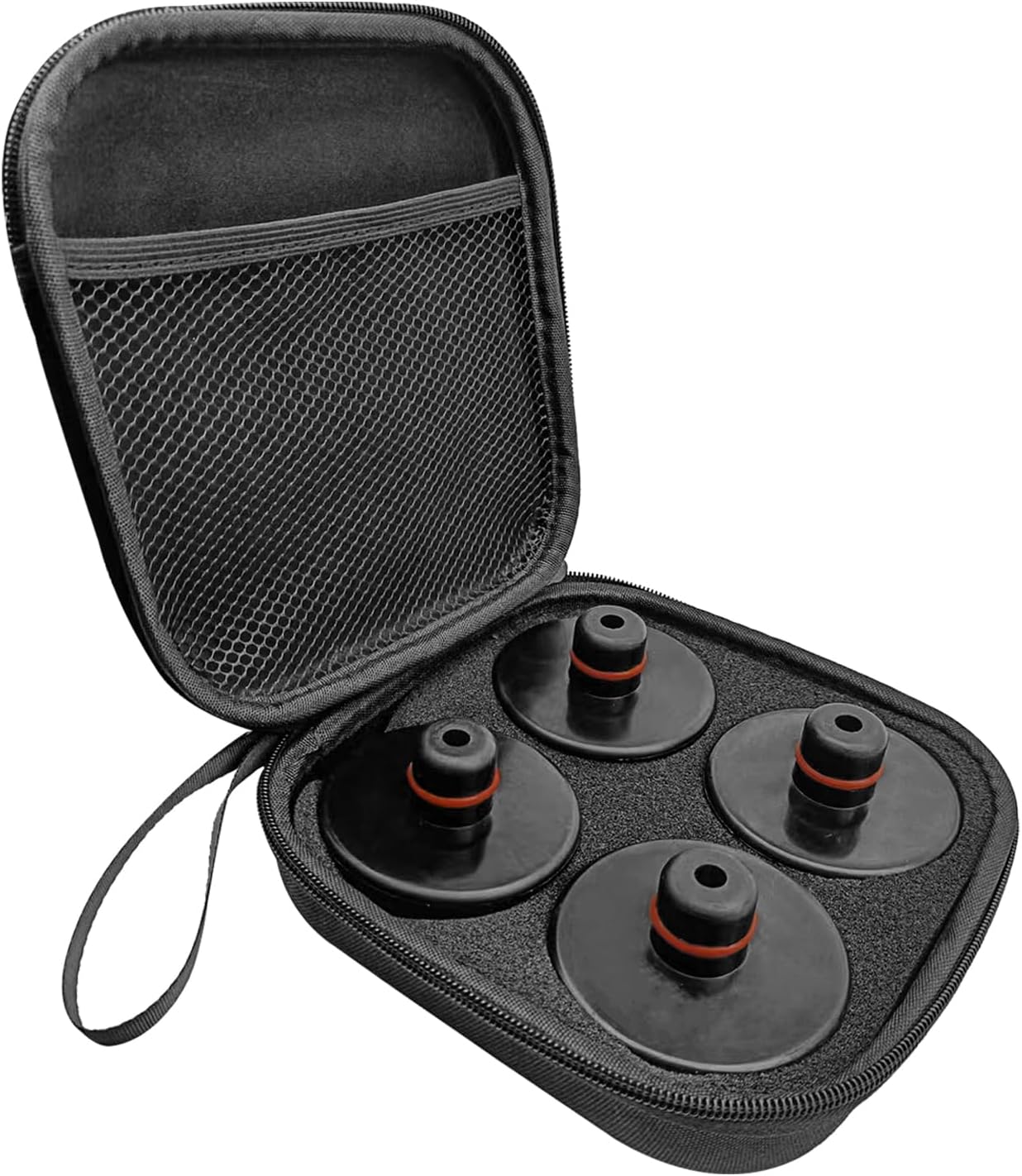 4 Almohadillas Goma Antiderrap con Funda Tesla Model 3/Y/S/X