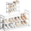 Zapatero expandible 3 niveles 18-33" metal resistente