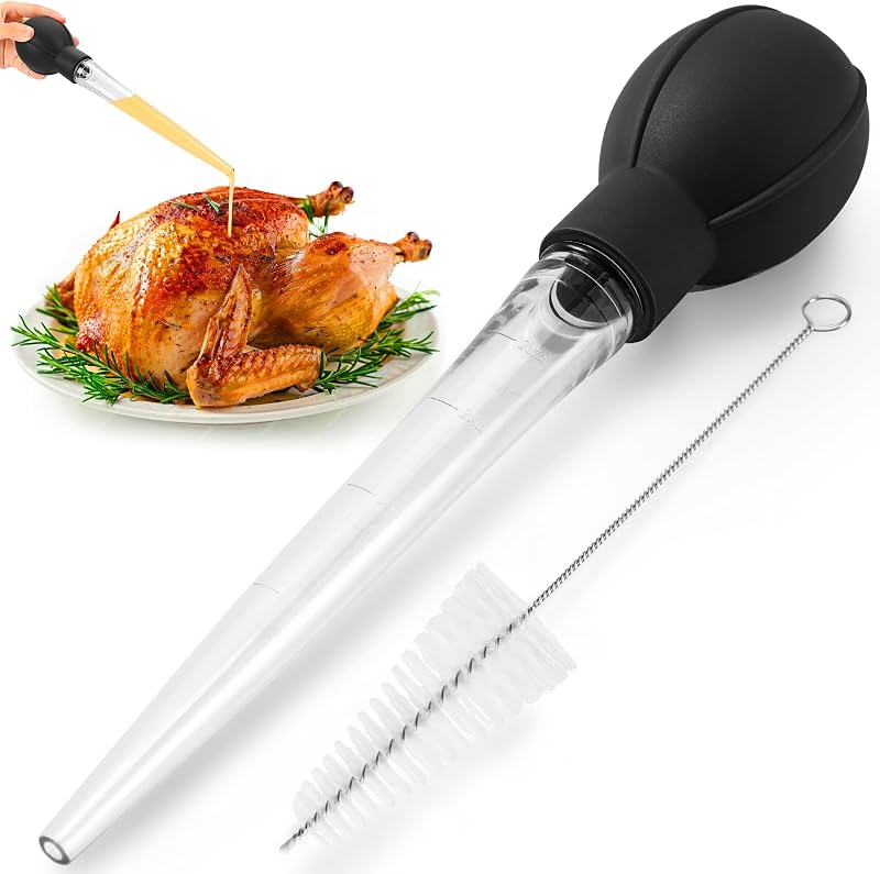 Baster de pavo grande para líquidos calientes