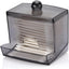 Dispensador Qtip 10oz soporte grande baño negro