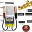 Probador carga batería 12V 6V con pinzas cocodrilo