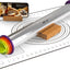 Rodillo acero inox ajustable 13.6 con silicona para galletas