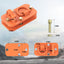 2 Ganchos Tractor 3/8" Acero Forjado Grado 70 15000lb