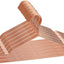 30 Pzas Perchas Acero Inox 16.5" Oro Rosa