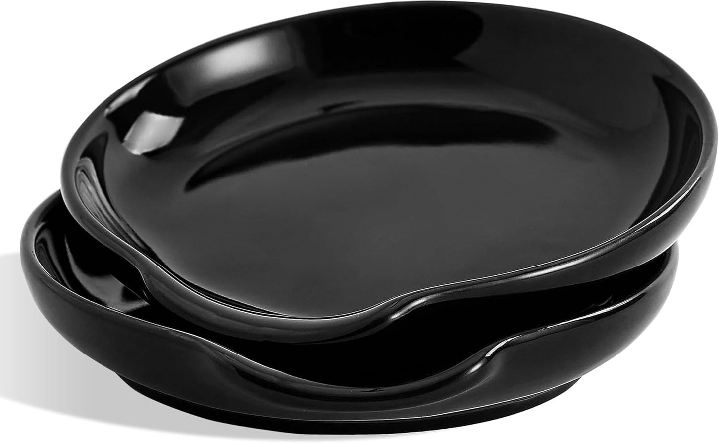 Soporte cerámica para cuchara encimera cocina resistente