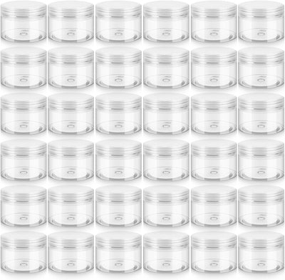 36 Pzas Tarros Plástico 1oz Sin BPA Recargables Cosméticos