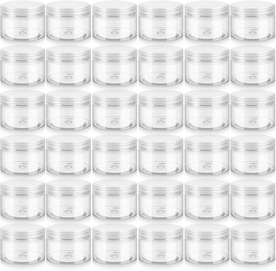 36 Pzas Tarros Plástico 1oz Sin BPA Recargables Cosméticos