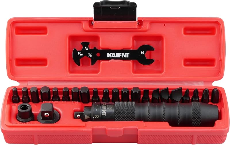 Set 25 Pzas Destornilladores Impacto 3/8-1/2"