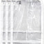Bolsas transparentes danza con cremallera 37x18x3