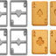 Juego 4 Pzas Cortadores Galletas Casino 4x2.6pulg