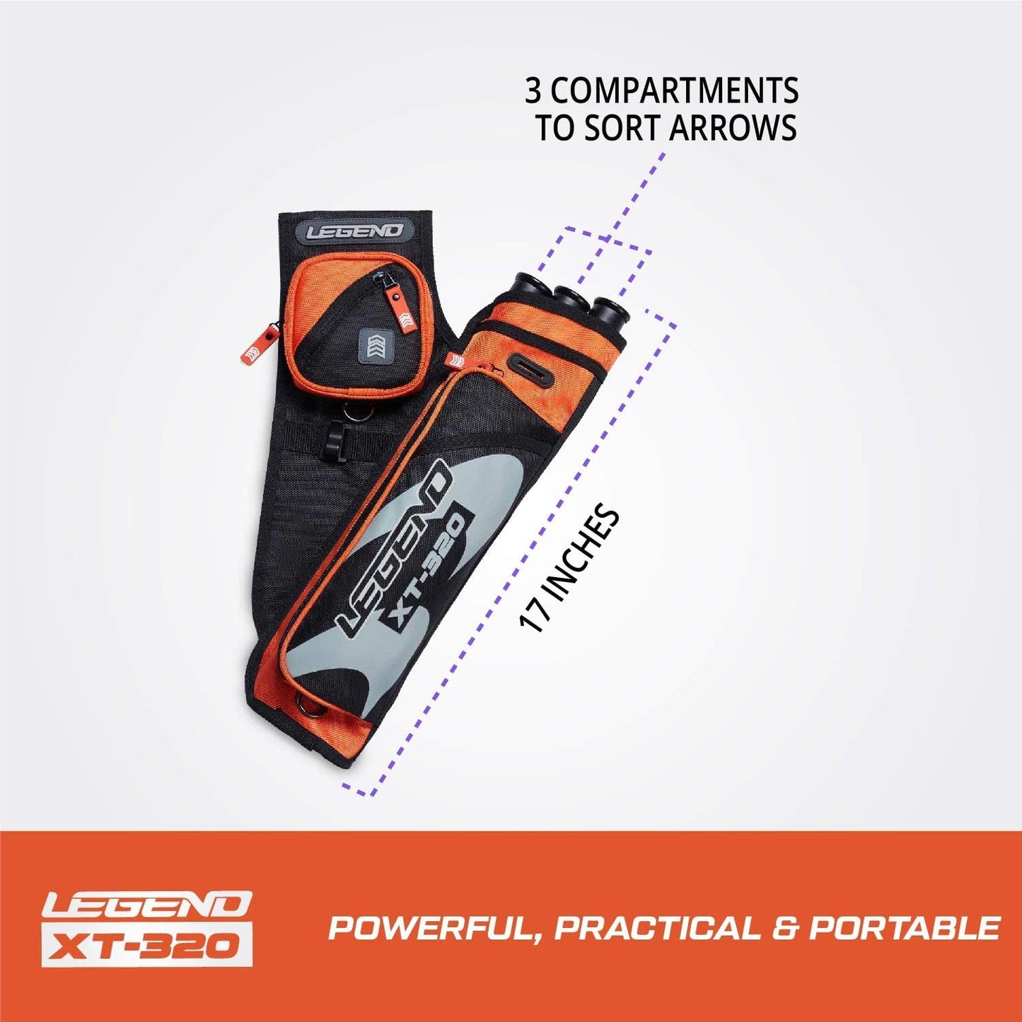 Bolsas tiro al blanco xt320 nylon 3 estuches cinturón
