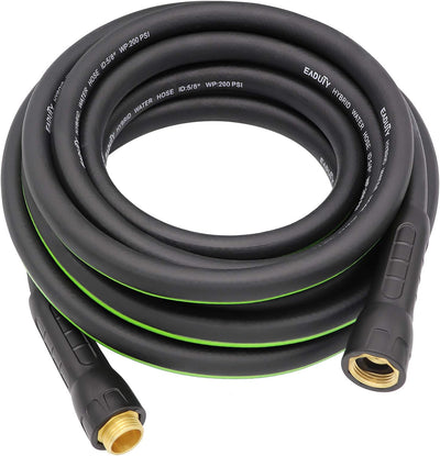 Manguera jardín 5/8pulg x25ft flexible con mango