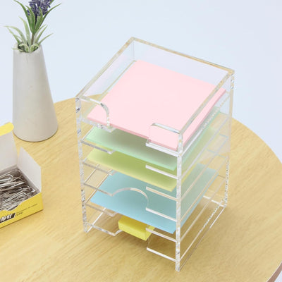 Soporte notas adhesivas 6 niveles ajustable oficina hogar