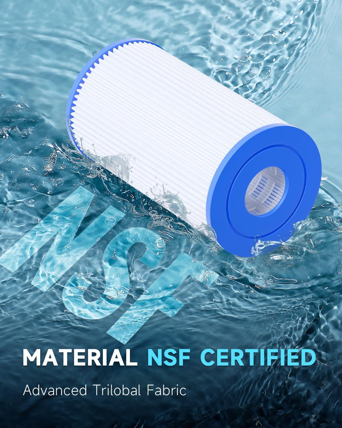 Filtro piscina B comp 29005E 10x5 3/4pulg paq 3