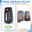 Funda llave coche TPU suave compat Toyota Rav4 Camry