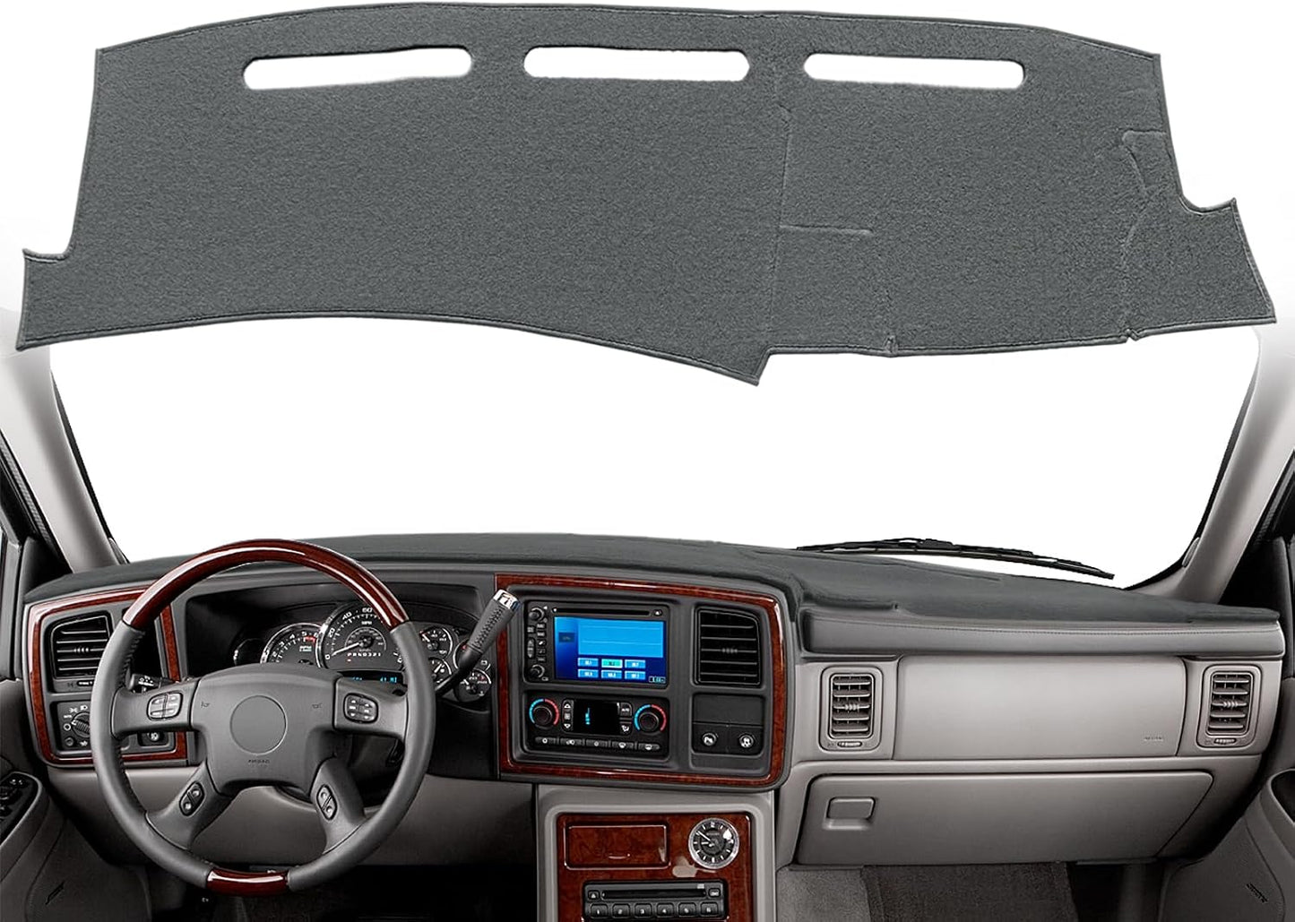 Alfombrilla tablero ajustable Cadillac K274 gris