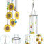 Campanillas de girasol para exteriores decoración jardín