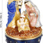 Caja esmaltada Santa Familia con bisagras organiz. joyas