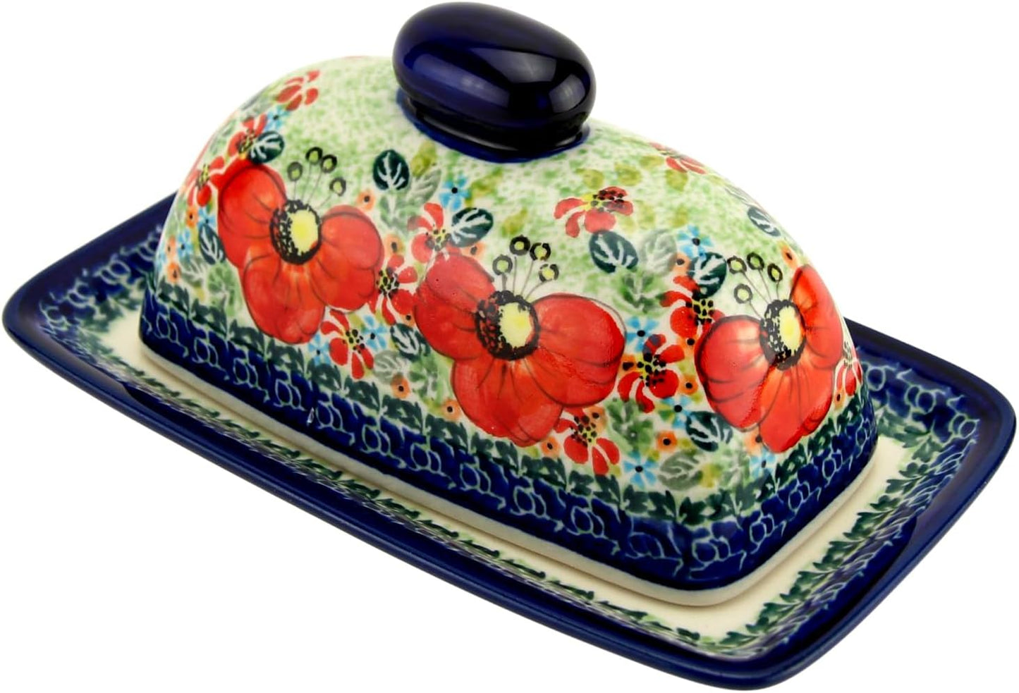 Recipiente mantequilla cerámica con tapa diseño unikat