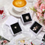 100 Cajas Regalo Anillos 2x2x1" Forro Terciopelo