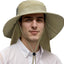 Sombrero sol para hombre ala ancha con solapa para pesca