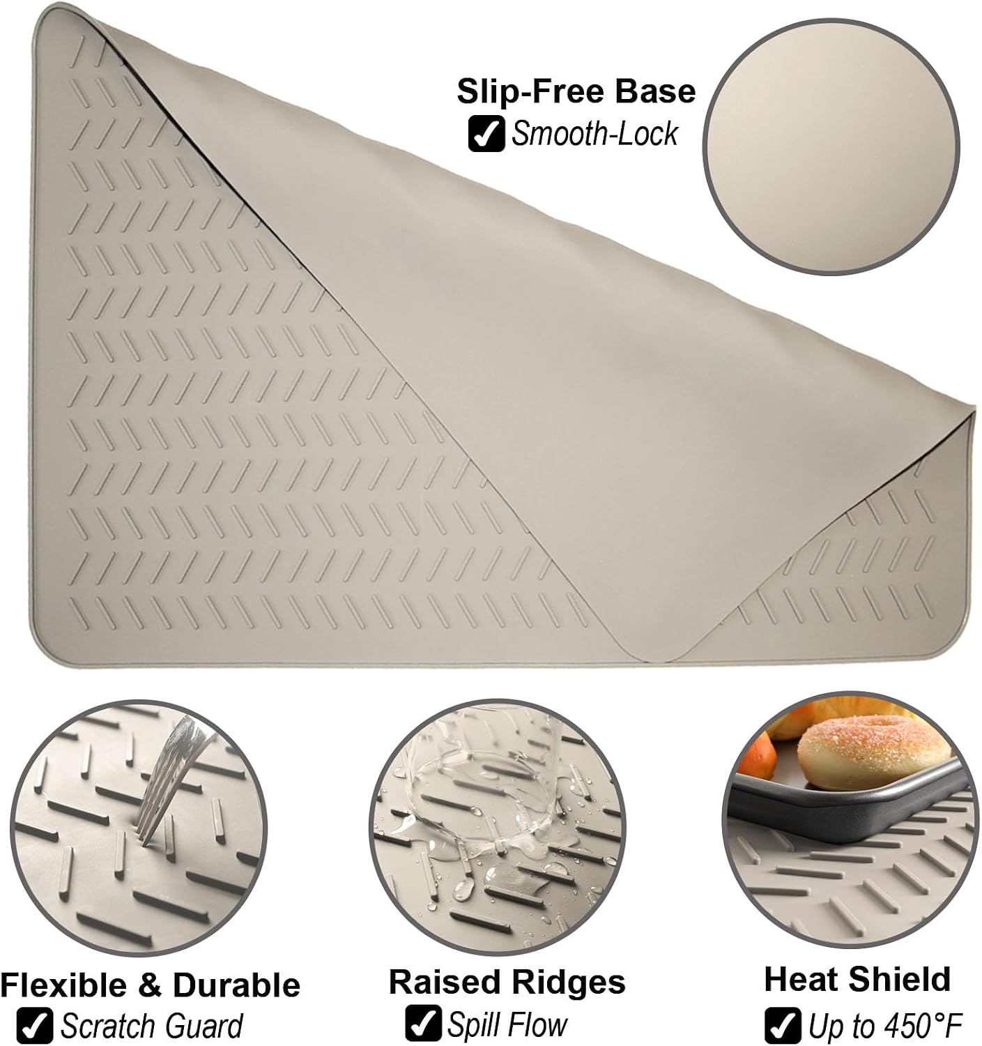 Cubiertas estufa eléctrica alfombrilla silicona 30x21