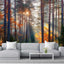 Papel pintado mural otoñal bosque sala dormitorio