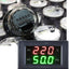 Medidor voltaje CA digital 80-500V frecuencia 45-65HZ LED