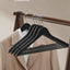Ganchos madera maciza 20uds acabado liso