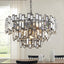 Lámpara colgante de cristal moderna 24.5pulg
