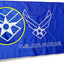 Bandera Fuerza Aérea EE.UU. 3x5ft nailon Oxford