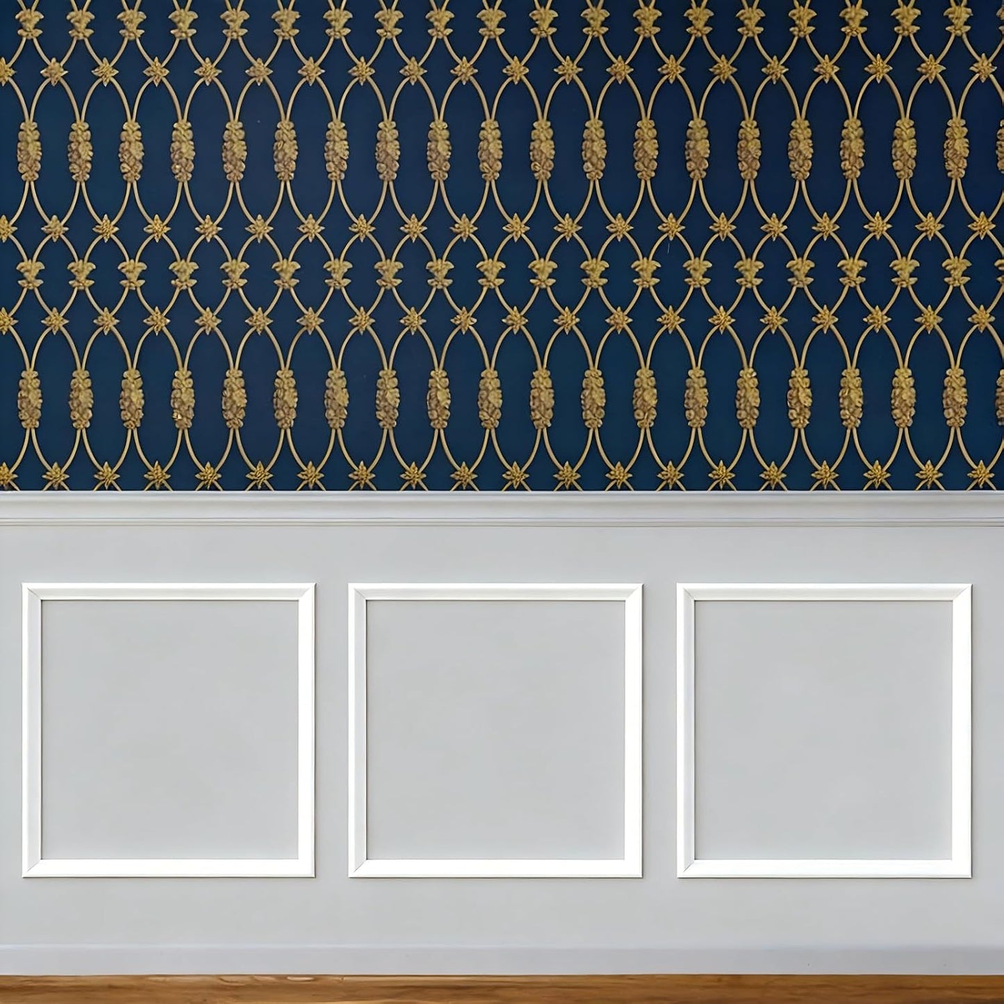 Kit 3 molduras pared autoadhesivas 20x20 pulg interiores