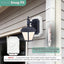 Bloque montaje luz exterior 8141DBL placa lateral 1/2pulg