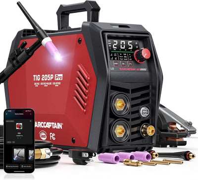 Soldador TIG iControl 205P con APP 5en1 120/240V