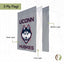 Bandera jardín UConn Huskies 19x12"