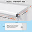Tela toldo deslizante RV universal resistente 110'' blanco