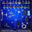 Kit prueba presión refrigerante 31 pzas 24 adaptadores