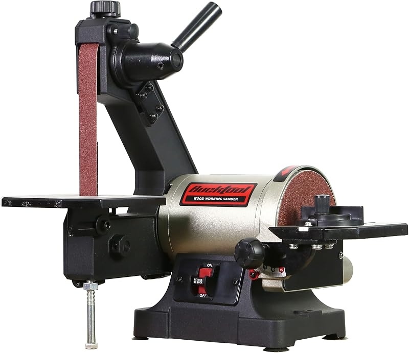 Lijadora banco 1x30 con disco 5 pulg y cubierta remov.