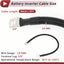 Cable inversor batería 3/8pulg 1/0AWG 2ft cobre estañado negro