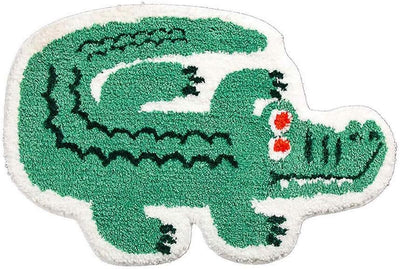 Alfombra cocodrilo suave antiderrap baño sala