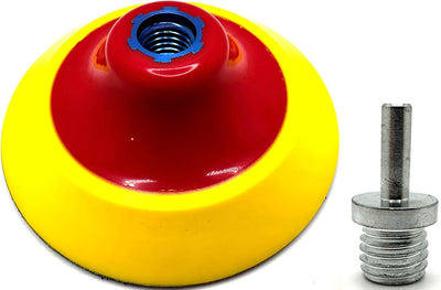 Placa respaldo gancho bucle 5pulg para lijadora con adaptador