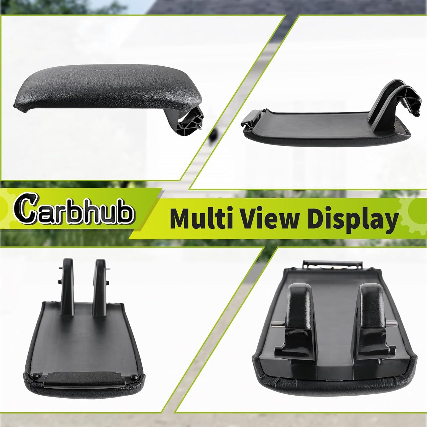 Funda reposabrazos consola Audi A3 A5 8P cuero negro
